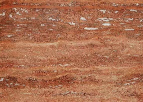 Red Travertine Design