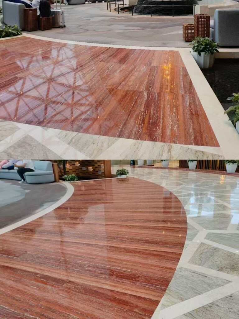 Red Travertine project